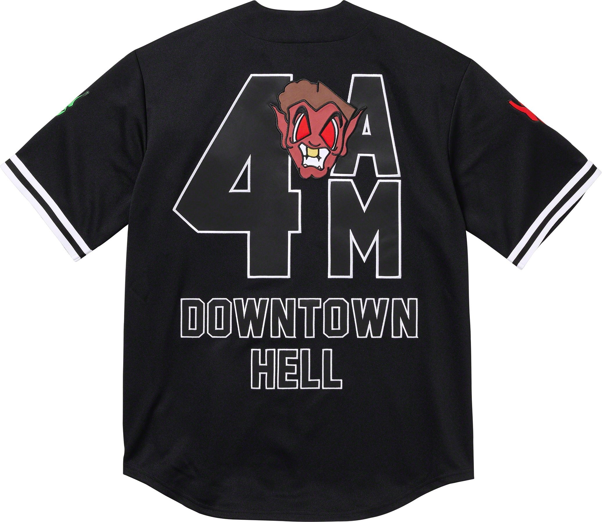 Supreme®/Mitchell & Ness® Downtown Hell Baseball Jersey view 10